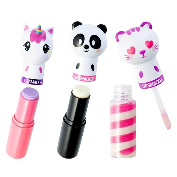 Lip Smacker Lippy Pals Flavored Lip Balm | Unicorn, Bunny, Llama | Clear Matte - Picture 4 of 6